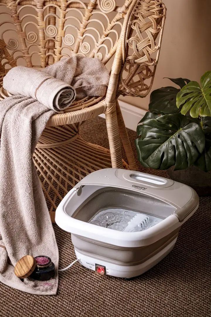 Cada cu masaj pentru picioare Camry CR 2174 (Grey/White)