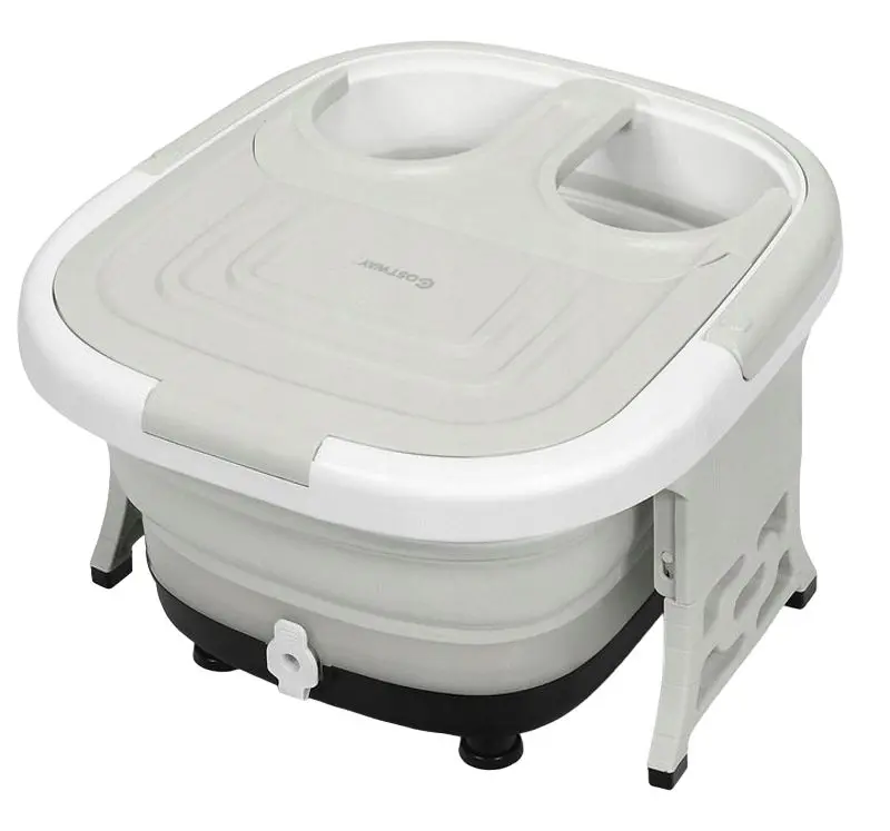 Cada cu masaj pentru picioare Costway EP24782DE-GR (Gray/White)