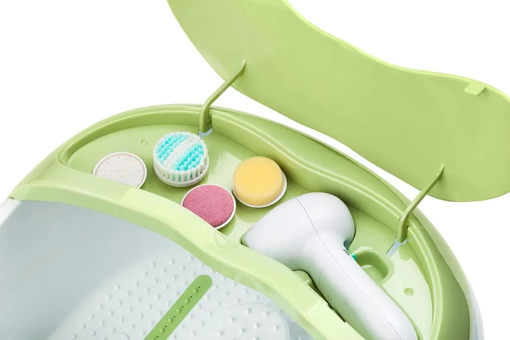 Cada cu masaj pentru picioare ECG MN 105 (White/Olive)