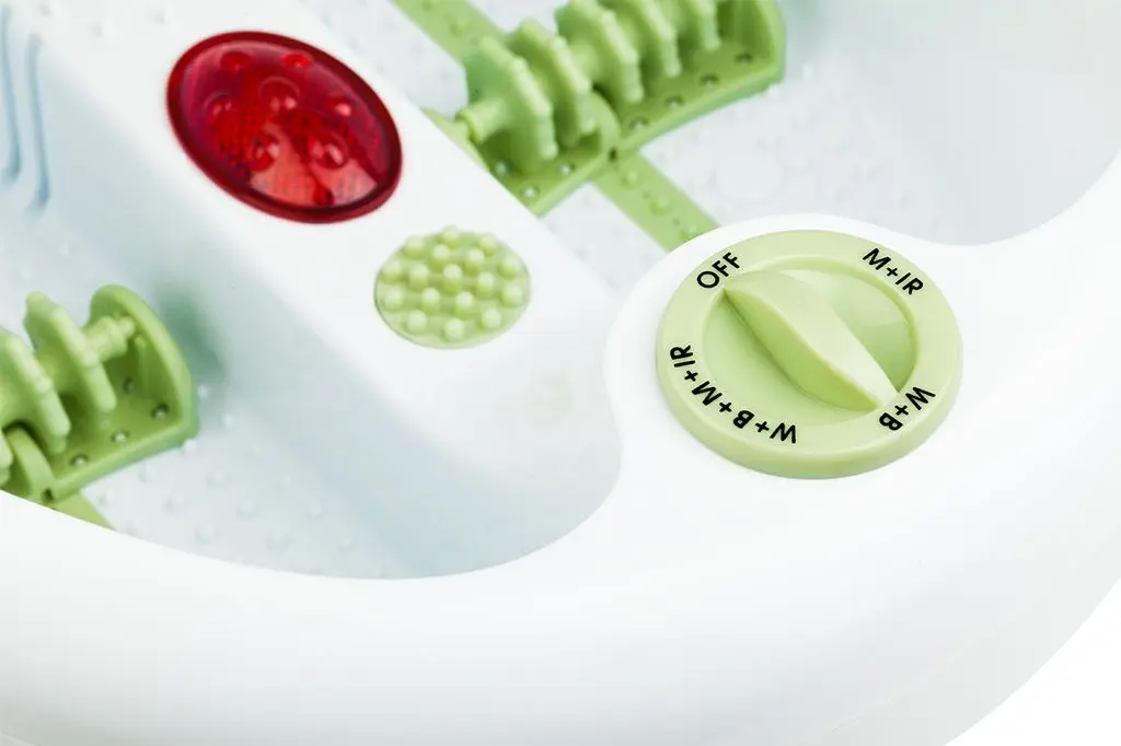 Cada cu masaj pentru picioare ECG MN 105 (White/Olive)