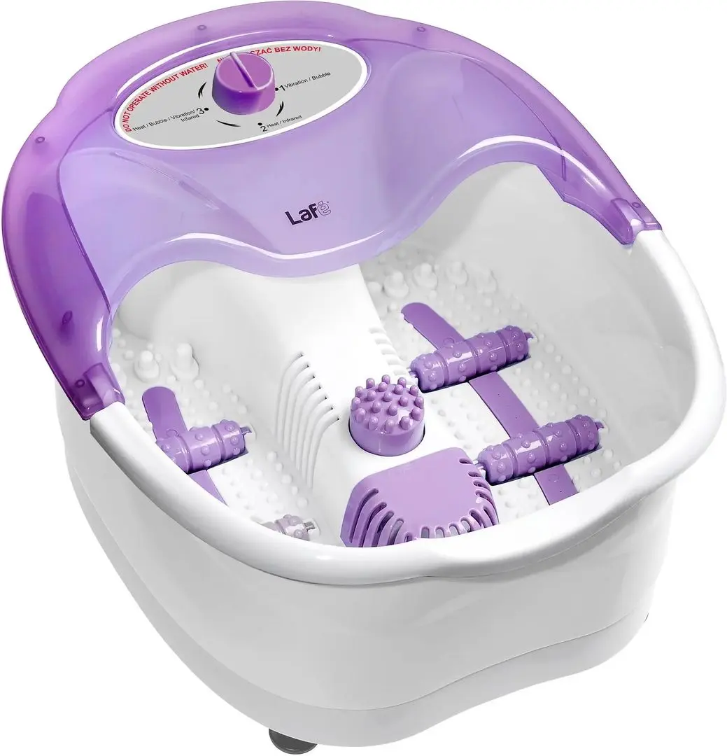 Cada cu masaj pentru picioare Lafe MFS-002 (White/Purple)