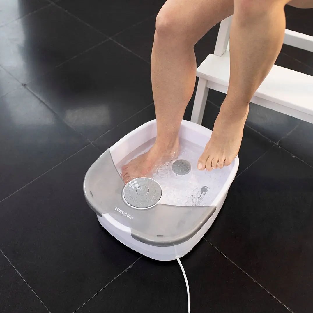 Cada cu masaj pentru picioare Medisana FS 881 (White/Grey)