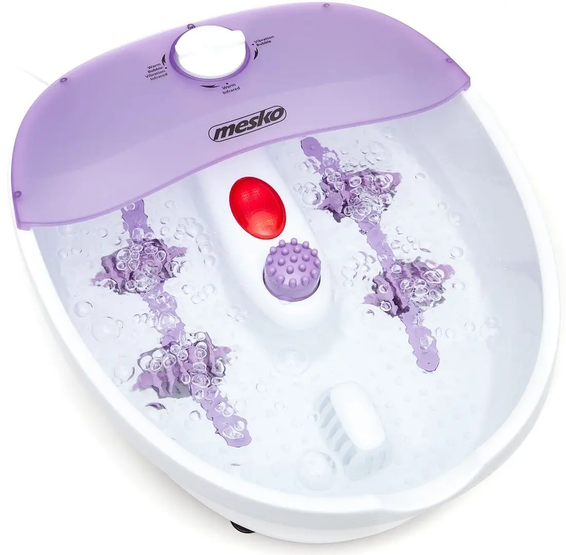 Cada cu masaj pentru picioare Mesko MS 2152 (White/Purple)