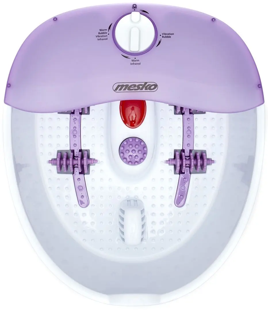 Cada cu masaj pentru picioare Mesko MS 2152 (White/Purple)