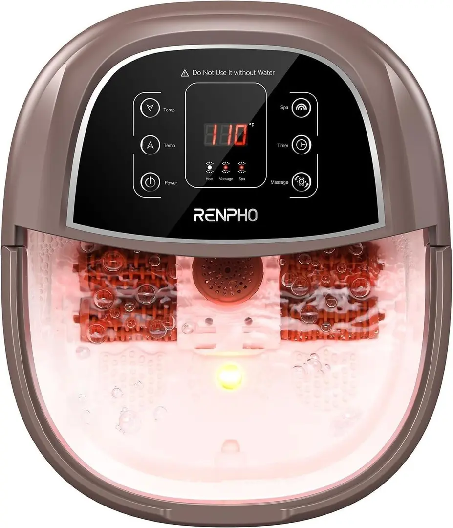 Массажная ванночка для ног Renpho Pro JD618 (Brown/White)