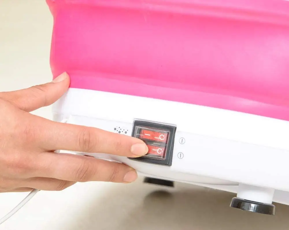 Cada cu masaj pentru picioare Solac Therma Hydro ME7756 (White/Pink)