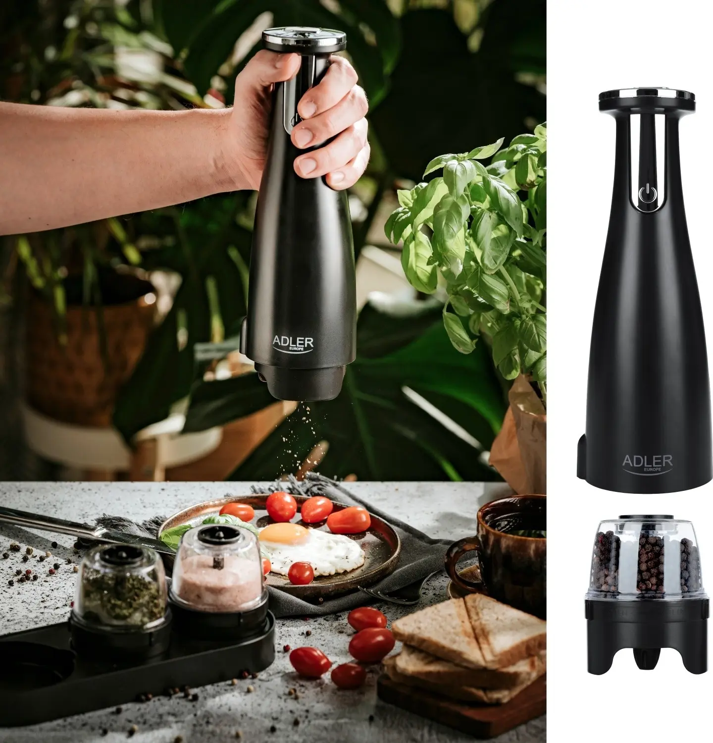 Set de rasnita de condimente Adler AD 4449b (Black) - 7