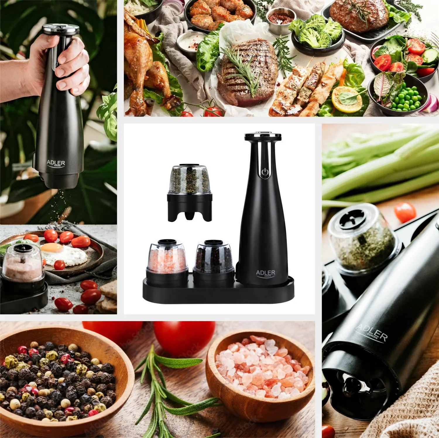 Set de rasnita de condimente Adler AD 4449b (Black) - 9