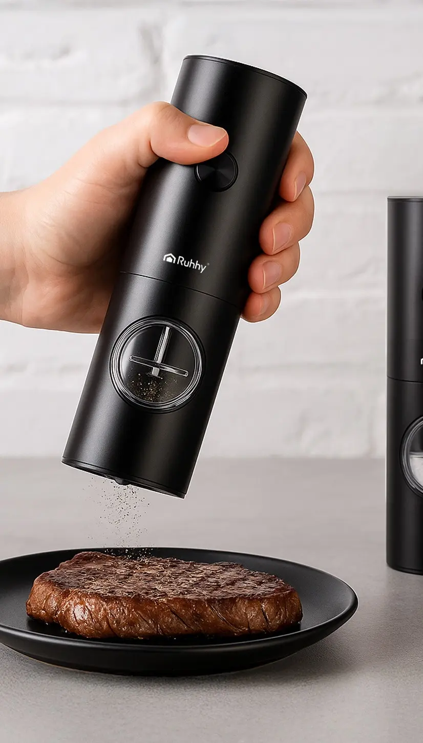 Комплект мельниц для специй Ruhhy 25558 (Black)