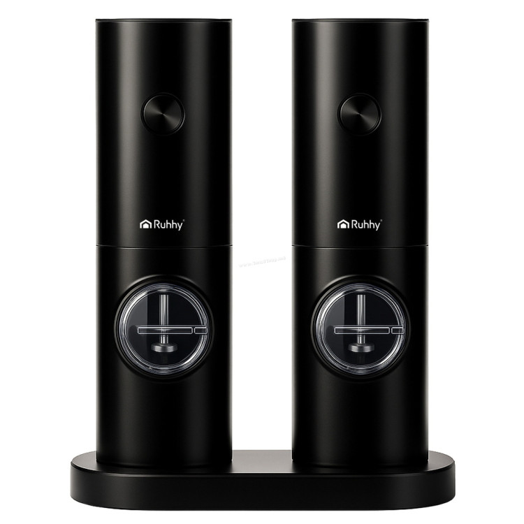 Комплект мельниц для специй Ruhhy 25558 (Black)