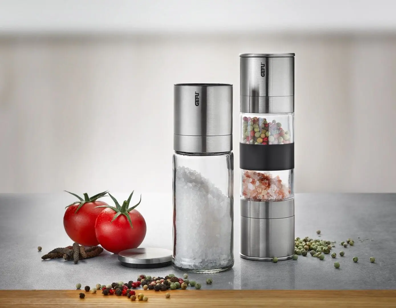 Мельница для перца и соли Gefu Lamola 34637 (Silver)