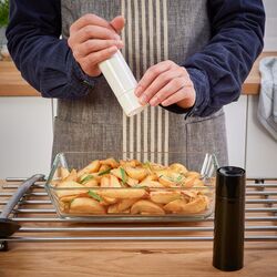 Set de rasnita de condimente Ikea Barnasinne 14cm (Negru/Alb) Thumb