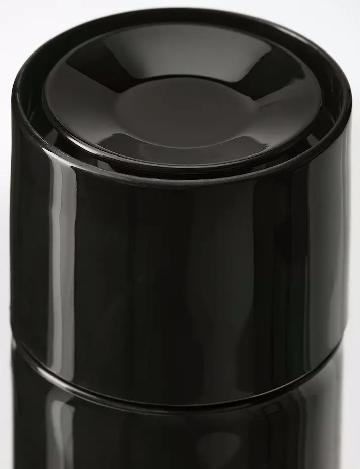 Set de rasnita de condimente Ikea Barnasinne 14cm (Negru/Alb)