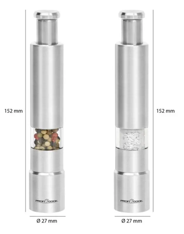 Set de rasnita de condimente ProfiCook PC-PSM 1160 (Inox)