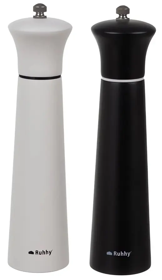 Set de rasnita de condimente Ruhhy 24721 (White/Black)