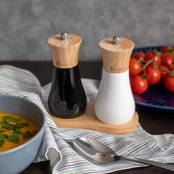 Set de rasnita de condimente Smile SMP-9 (White/Black) Thumb