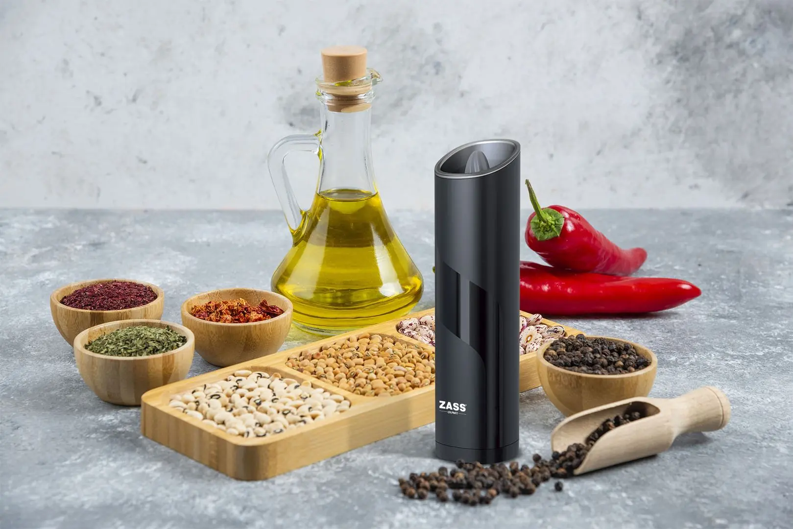 Rasnita electrica Zass Gourmet ZEGG 01 (Black)