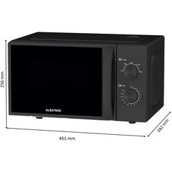 Cuptor cu microunde Albatros MWA-20MB4 (Black) Thumb