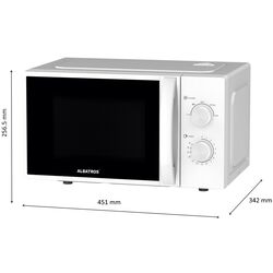 Cuptor cu microunde Albatros MWA-20MC4 (White) Thumb
