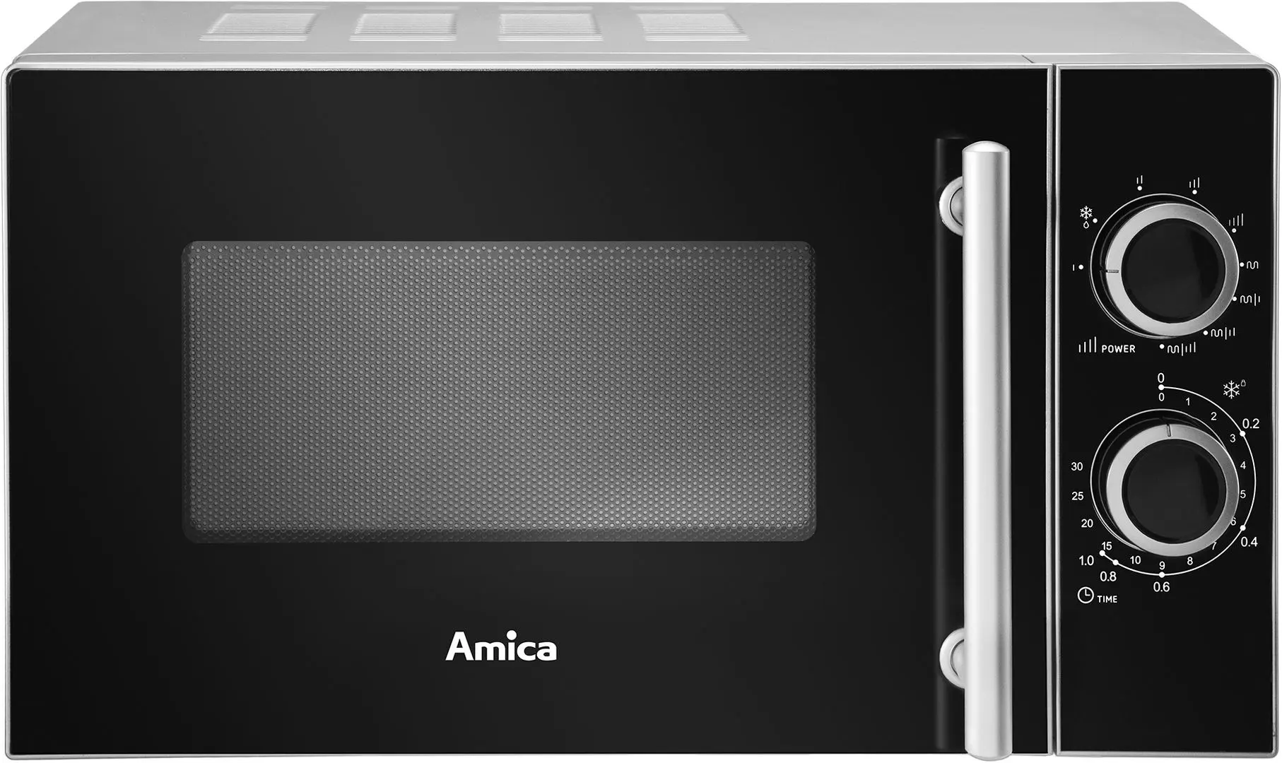 Микроволновая печь Amica AMGF20M1GS (Black/Silver)