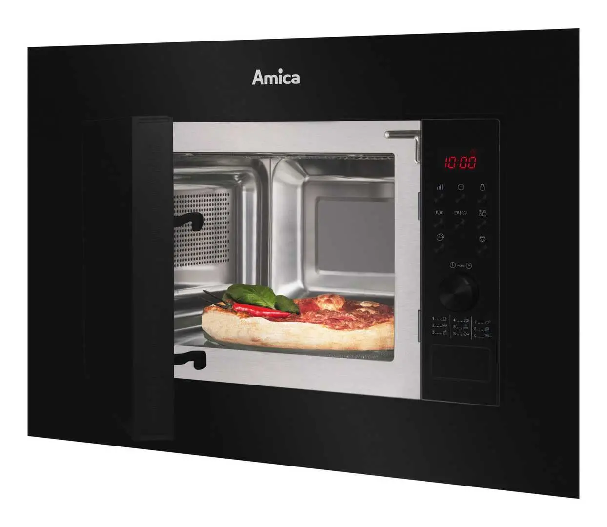 Cuptor cu microunde incorporabil Amica AMGB20E2GB (Black)