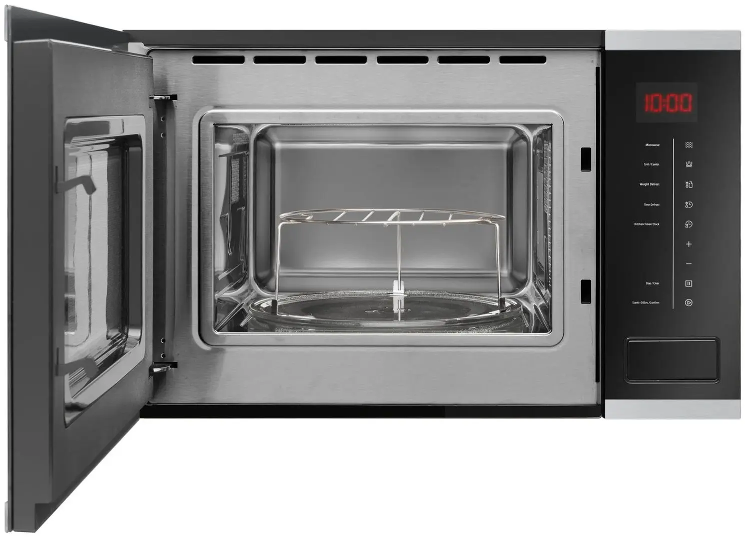 Встраиваемая микроволновая печь Amica X-Type AMMB20E3SGI (Black/Inox) - 4