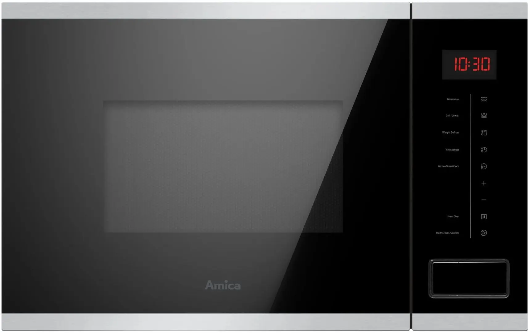 Встраиваемая микроволновая печь Amica X-Type AMMB20E3SGI (Black/Inox)
