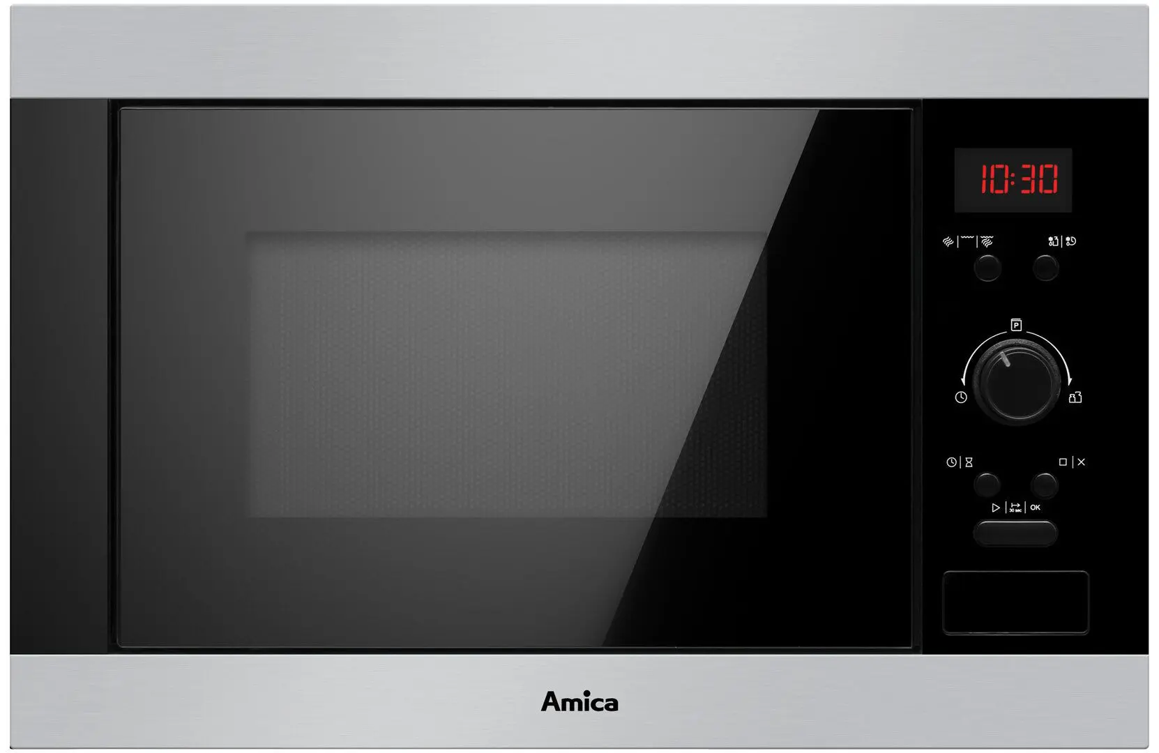 Встраиваемая микроволновая печь Amica X-Type AMMB25E2GI (Inox/Black)