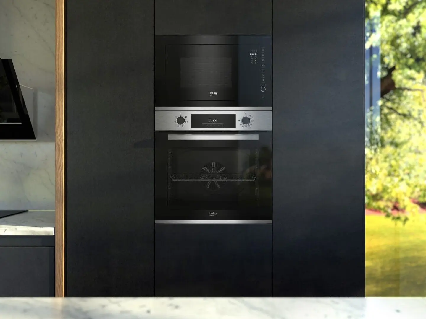 Cuptor cu microunde incorporabil Beko BMGB25333X (Black) - 3