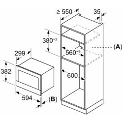 Cuptor cu microunde incorporabil Bosch BEL7321B1 (Black) Thumb