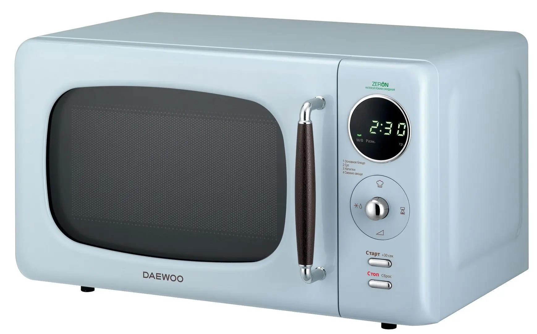 Микроволновая печь Daewoo KOR-669RL (Light Blue) - 4