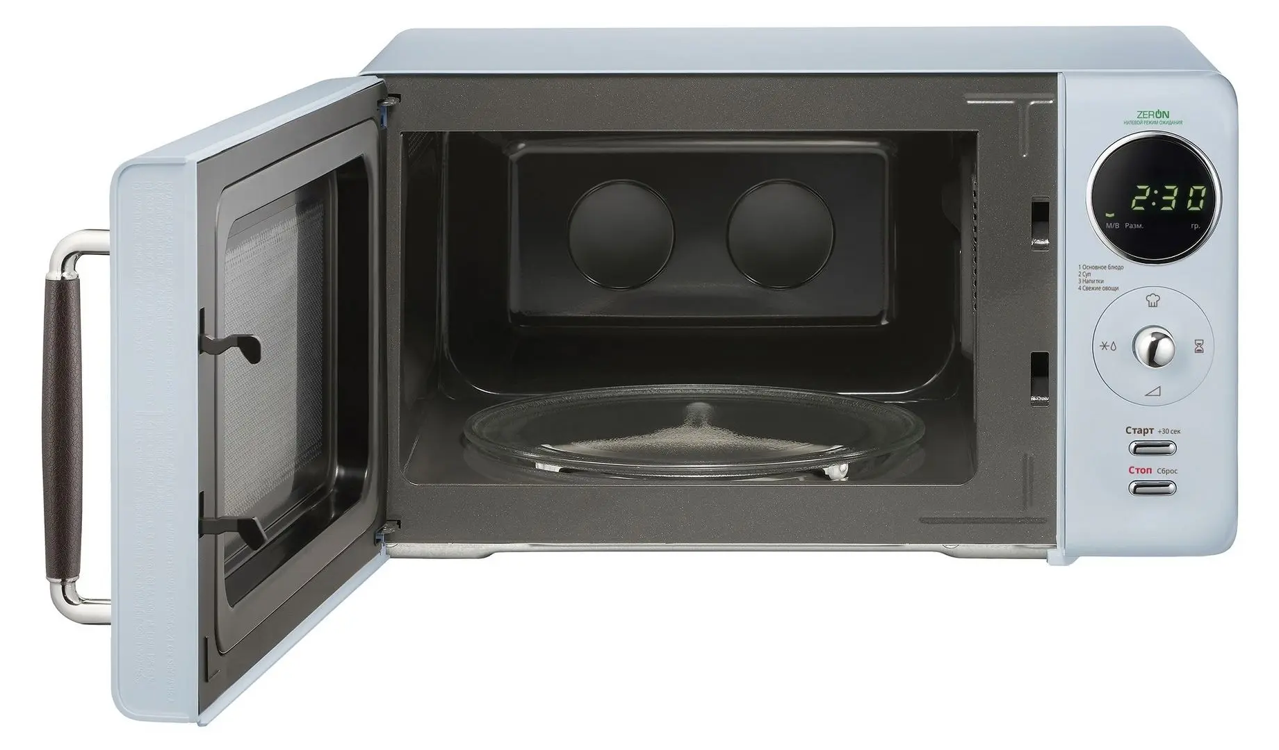 Микроволновая печь Daewoo KOR-669RL (Light Blue) - 3
