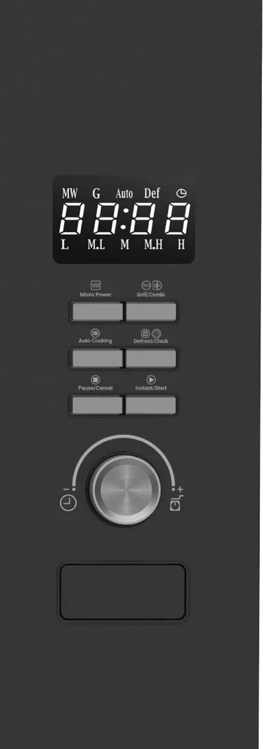 Встраиваемая микроволновая печь Daewoo MD-BK201GB (Black) - 3