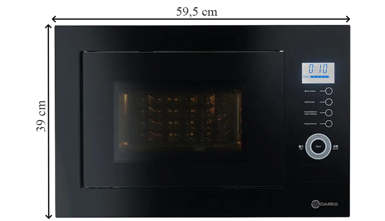 Cuptor cu microunde incorporabil Darko MWO 25 BL (Black)