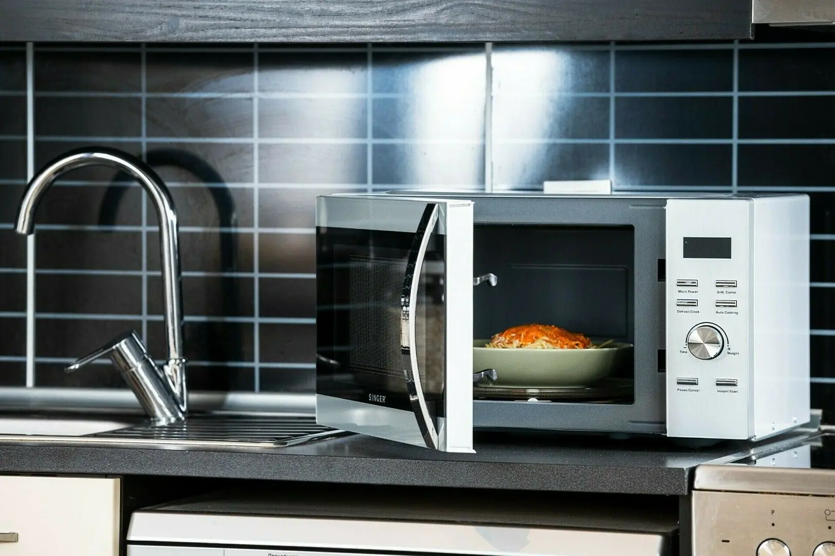 Cuptor cu microunde Singer SMWO-23SI-WGDG (Inox) - 2