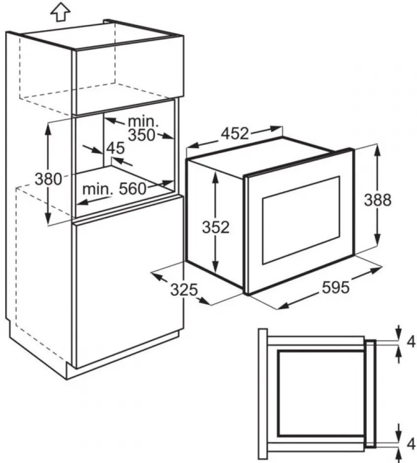 Встраиваемая микроволновая печь Electrolux LMS2203EMK (Black)