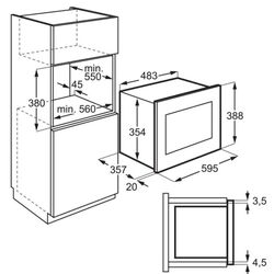 Cuptor cu microunde incorporabil Electrolux LMS4253TMK (Black) Thumb