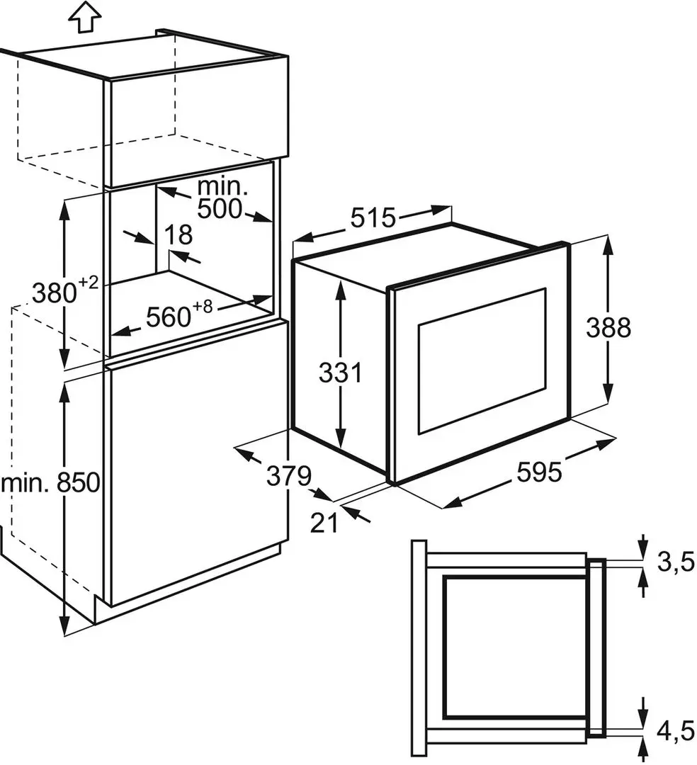 Встраиваемая микроволновая печь Electrolux LMS4253TMW (White)