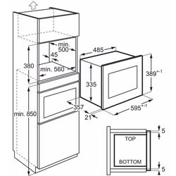 Встраиваемая микроволновая печь Electrolux LMS4253TMX (Black) Thumb