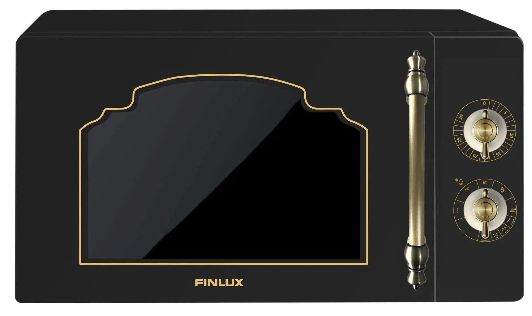 Микроволновая печь Finlux Old Time FMO-2022RBL (Black)