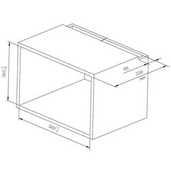 Встраиваемая микроволновая печь Finlux FXMW 20H70GD (Inox) Thumb