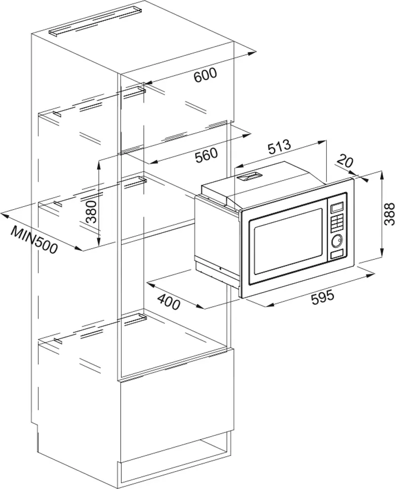 Встраиваемая микроволновая печь Franke Maris Crystal FMW 250 CR2 G BK (Black)
