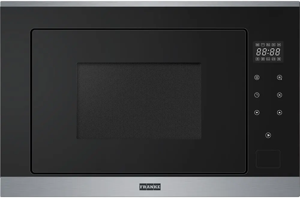 Cuptor cu microunde incorporabil Franke Smart FSM 25 MW XS (Inox/Black Glass)