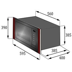 Встраиваемая микроволновая печь Gunter&Hauer EOK 25 WH (White) Thumb