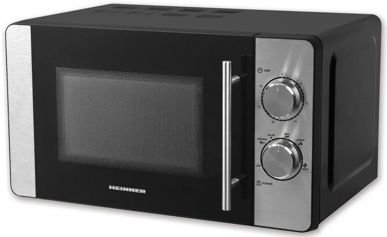 Cuptor cu microunde Heinner HMW-20MBKSS (Black/Inox)