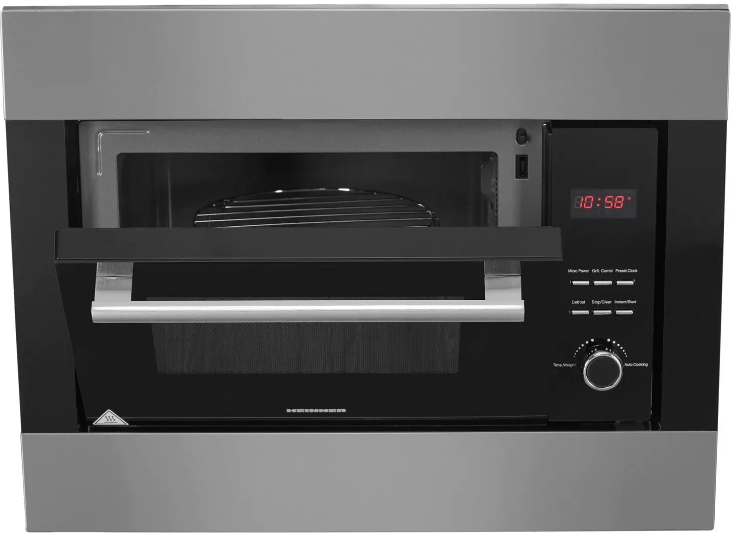 Cuptor cu microunde incorporabil Heinner HMW-23BIXBK (Black/Inox)