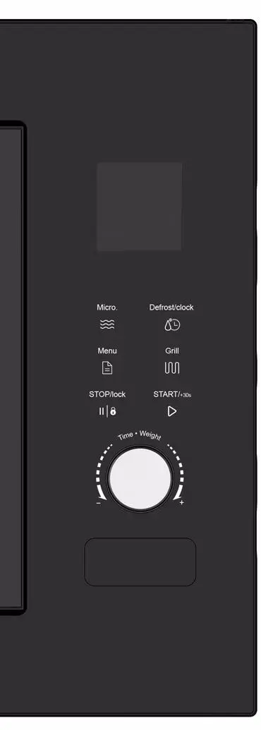 Cuptor cu microunde incorporabil Heinner HMW-BI23560BK (Black) - 3