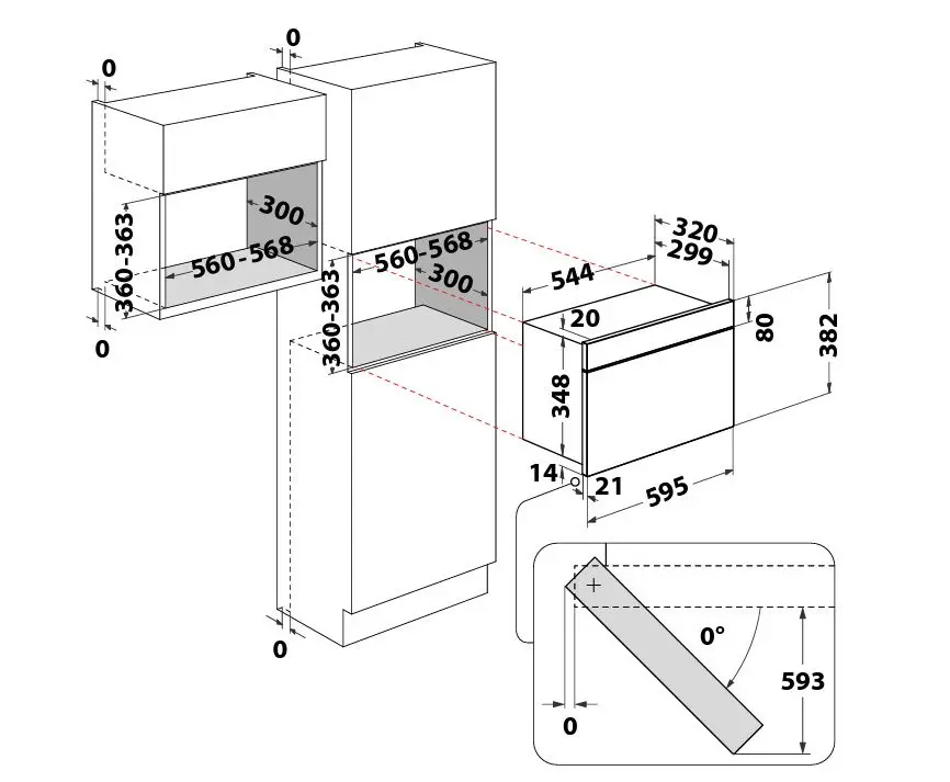 Microunda incorporabila Hotpoint-Ariston MN 314 IX HA (Inox) - 5