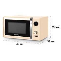 Cuptor cu microunde Klarstein Fine Dinesty 10027095 (Beige) Thumb