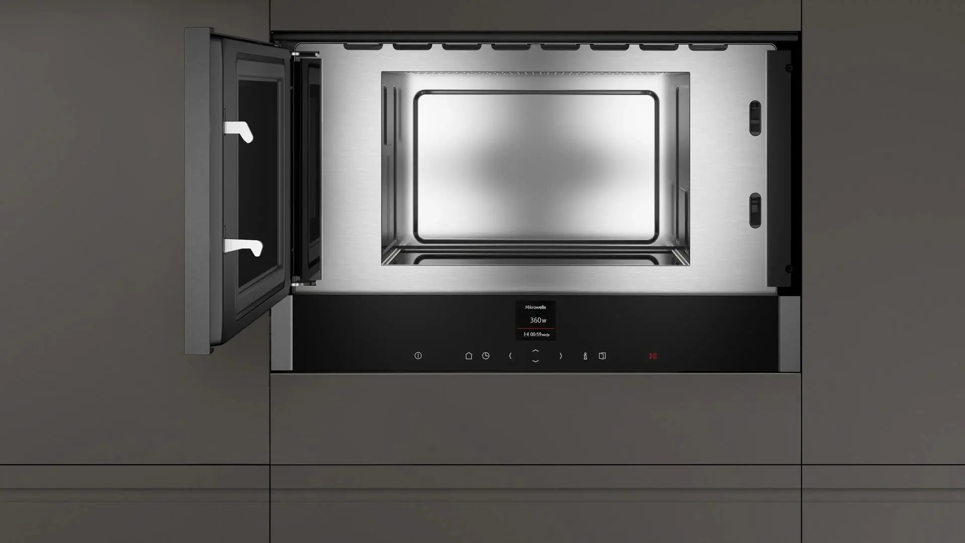 Cuptor cu microunde incorporabil Neff C17WR00GO (Black) - 2